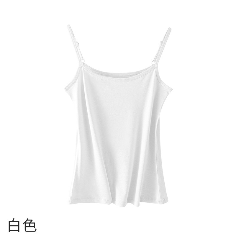 Camisola larga anti-Exposición para niñas más tamaño sin mangas interior y exterior superior verano delgada