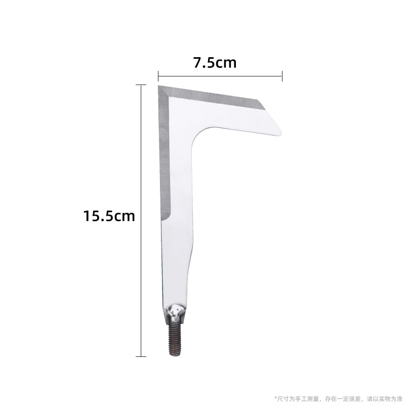 Gancho de deshierbe de acero inoxidable, cuchillo de hierba, costura, varilla de deshierbe, gancho de corte de espacio al por mayor, herramientas de jardinería de deshierbe desmontables agrietadas