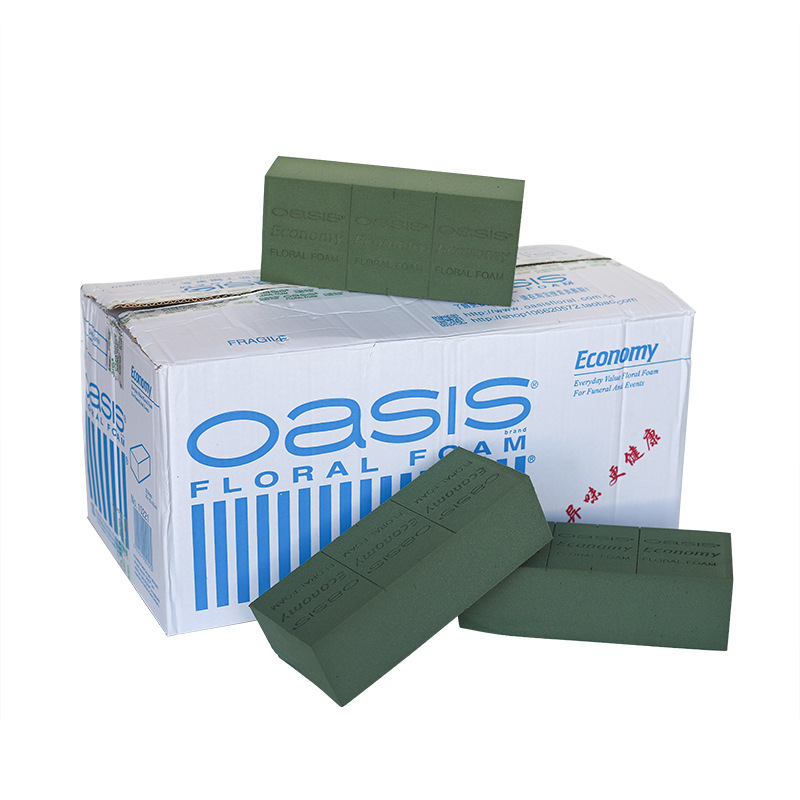 奥赛斯花泥批发 鲜花插花花泥 花束礼盒制作保鲜花泥鲜花保湿材料