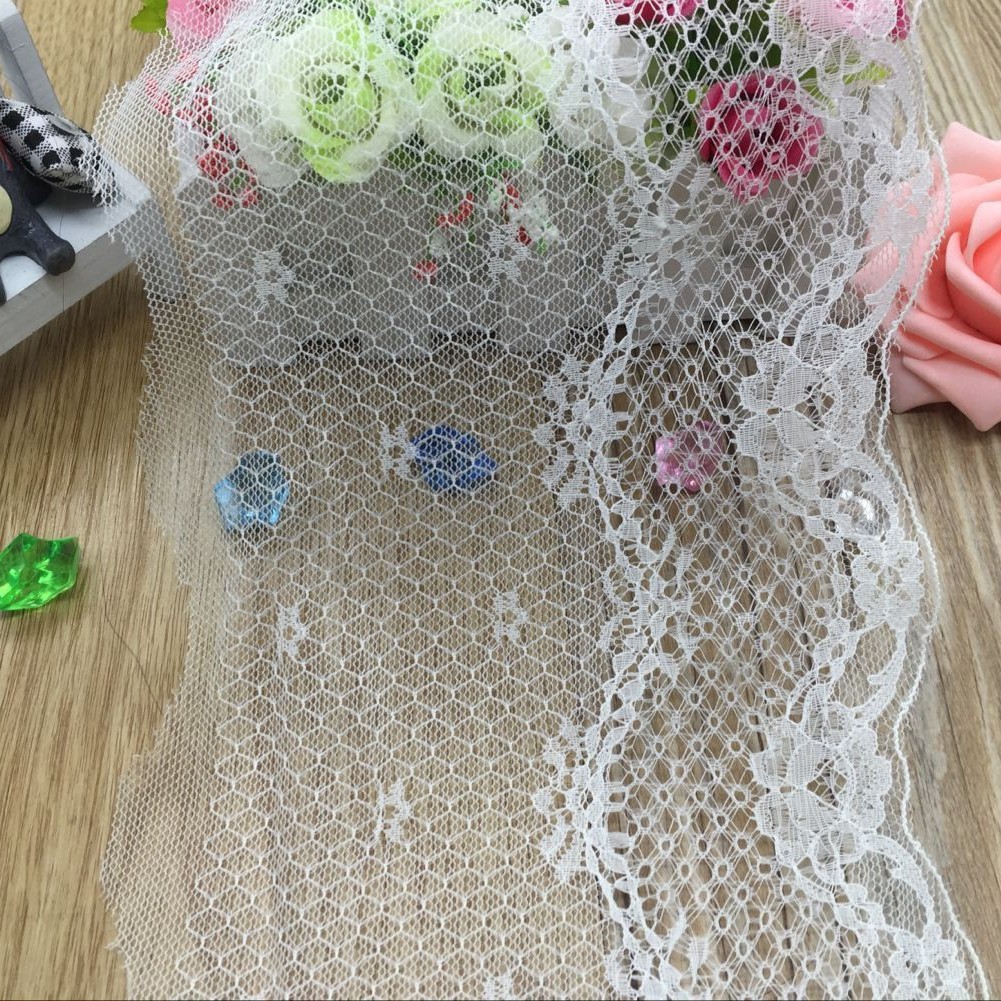 福建腾飞花边厂家现货供应无弾蕾丝花边344# 宽度16