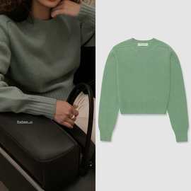 返 2025冬季新款韩国设计师urba*ic30休闲软糯毛绒感针织毛衣