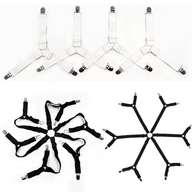 可调节床单固定器桌布窗帘沙发套防滑床单扣被单夹子金属固定夹