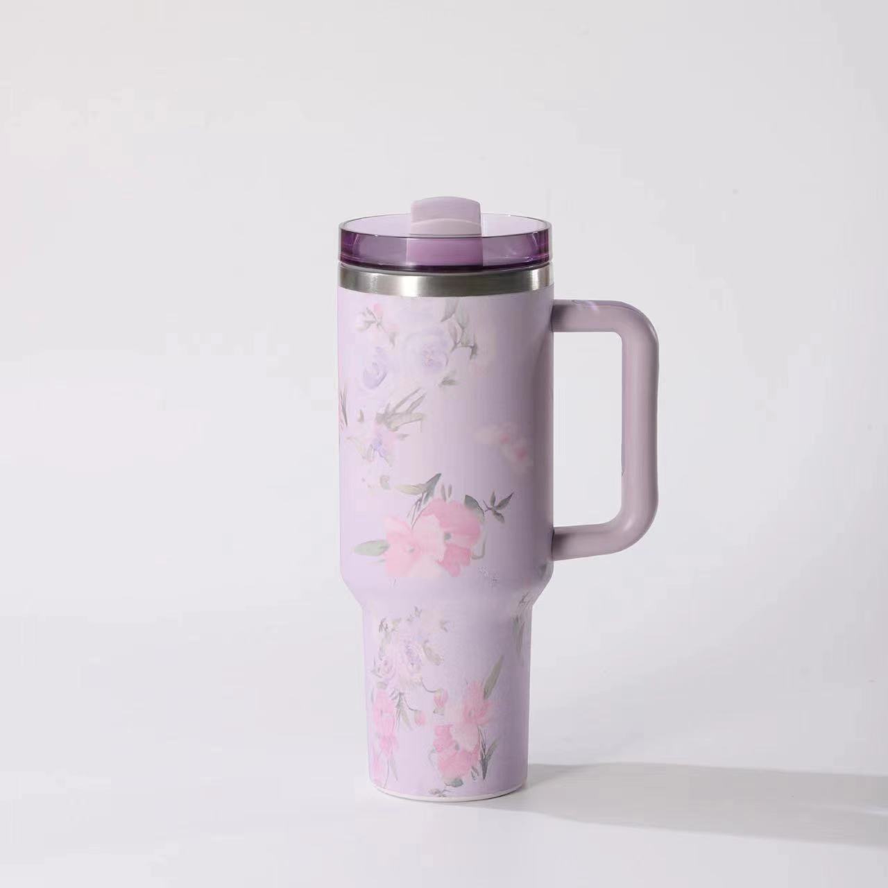 925g Weight Thermos Cup Kitchen and drinking utensils 1 Piece Quantity Daily Occasion 201 Stainless Steel, 304 Stainless Steel Material Flower Pattern Casual Style Casual Flower 201 Stainless Steel 304 Stainless Steel Thermos Cup 1 Piece 4