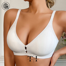 夏季新款外扩型文胸女小胸显大性感深V聚拢薄款透气无痕女士内衣