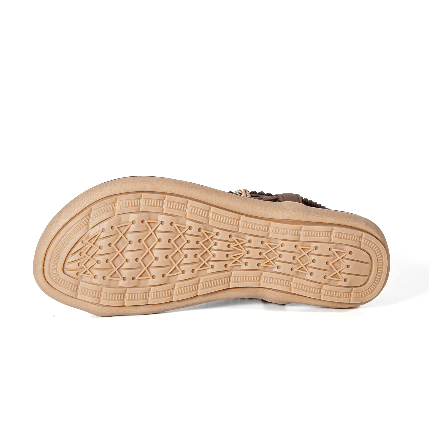 Women's Shoes, Summer Fashion Beach Vacation Flat Sandals With Beaded Toe Straps_desvips.com