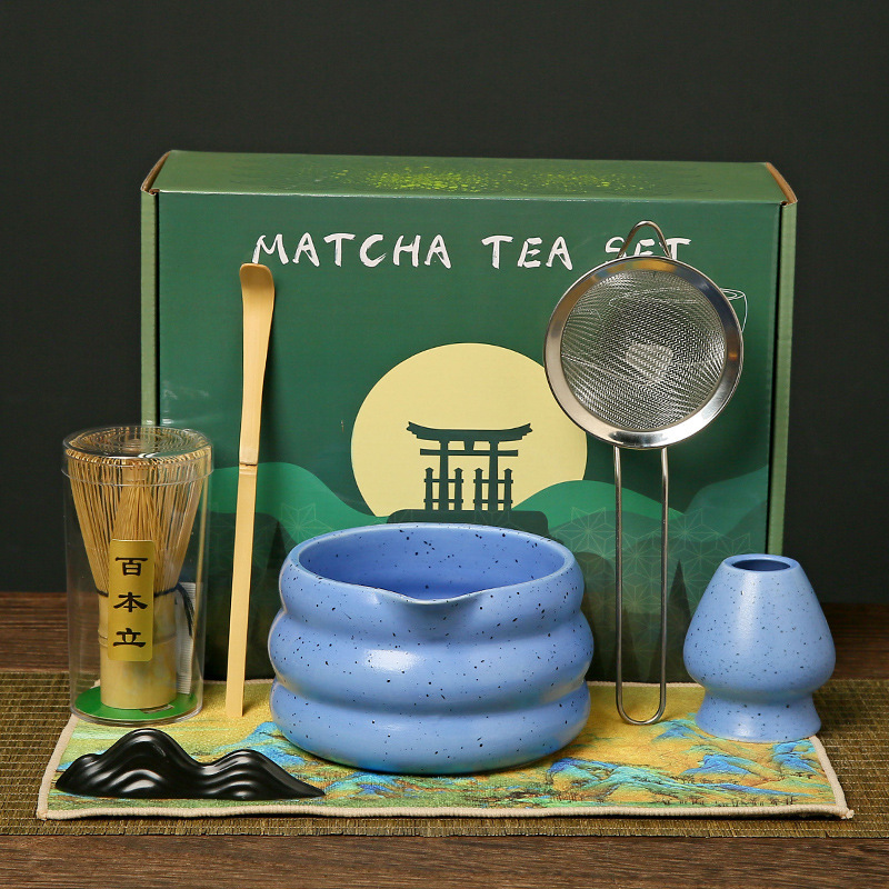 抹茶碗打抹茶宋代点茶工具陶瓷茶筅立搅拌器日式竹抹茶刷茶筅套装|undefined
