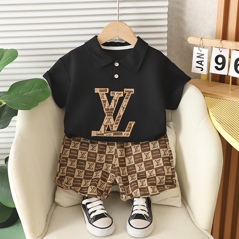 子供半袖セット夏男の子服女の子tシャツ赤ちゃん夏服服2025新しい子供服ファッション|undefined