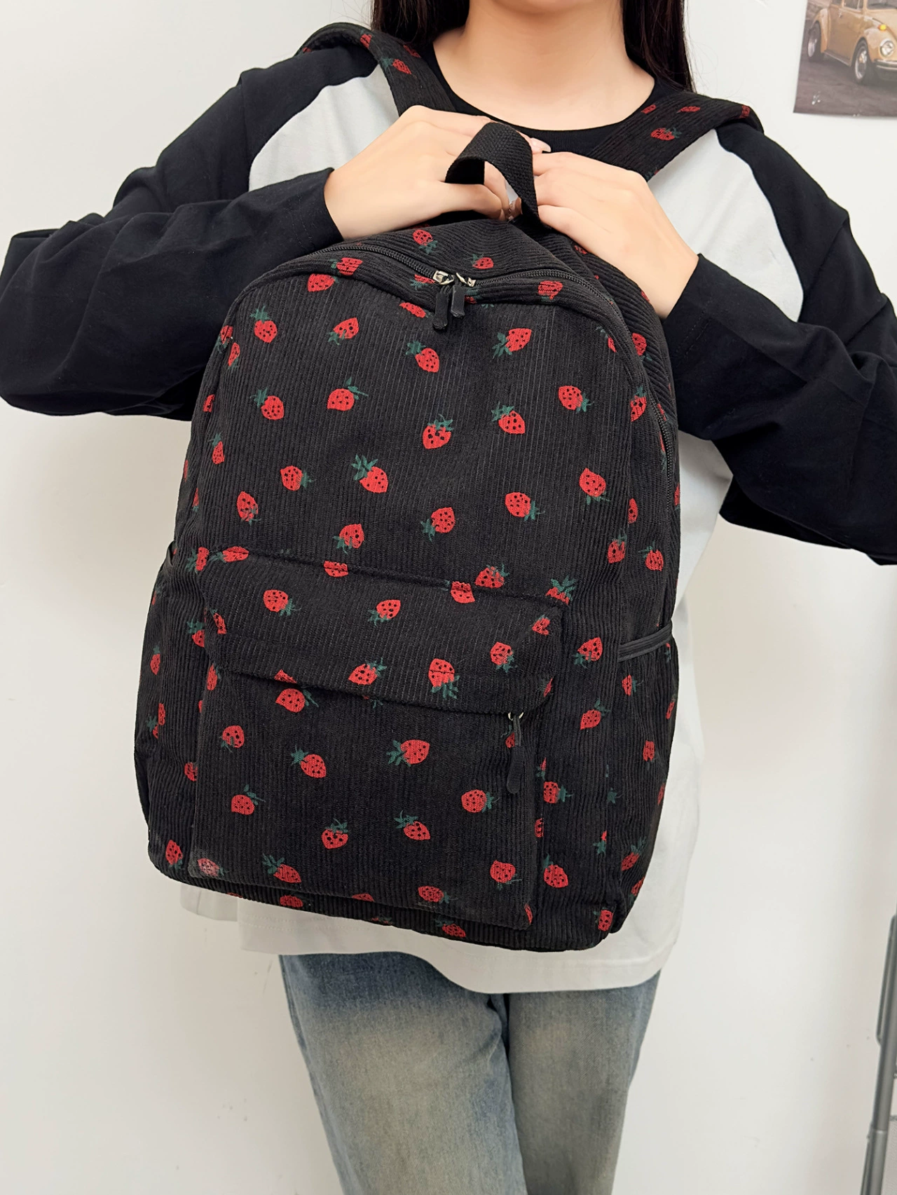 Бренд Strawberry, маленький дизайн свежий рюкзак для первоклассников, корейский стиль
