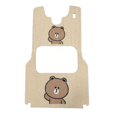 Pads Waterproof and Anti-Slip Yd1000Dzk-34C | Electric vehicle foot mat - yadi-cl2-brown-bear