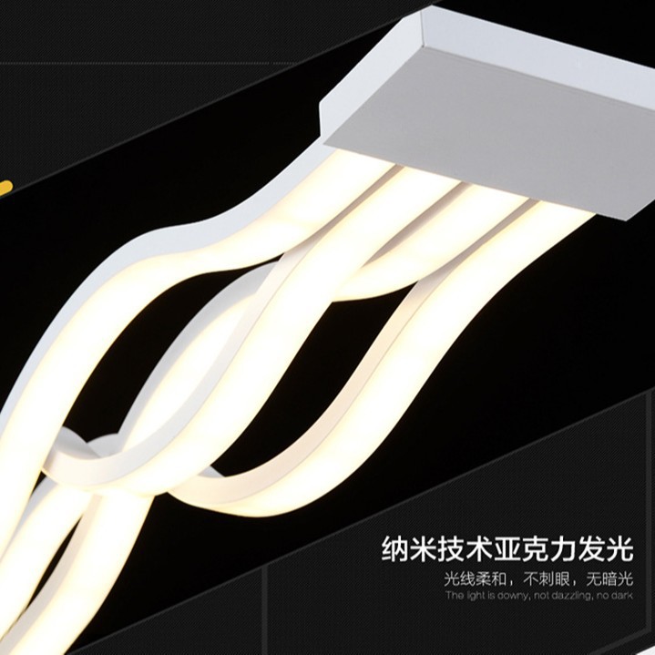 Cross-border supply restaurant bedroom living room led personalized creative fashion chandelier dining room study warm chandelier