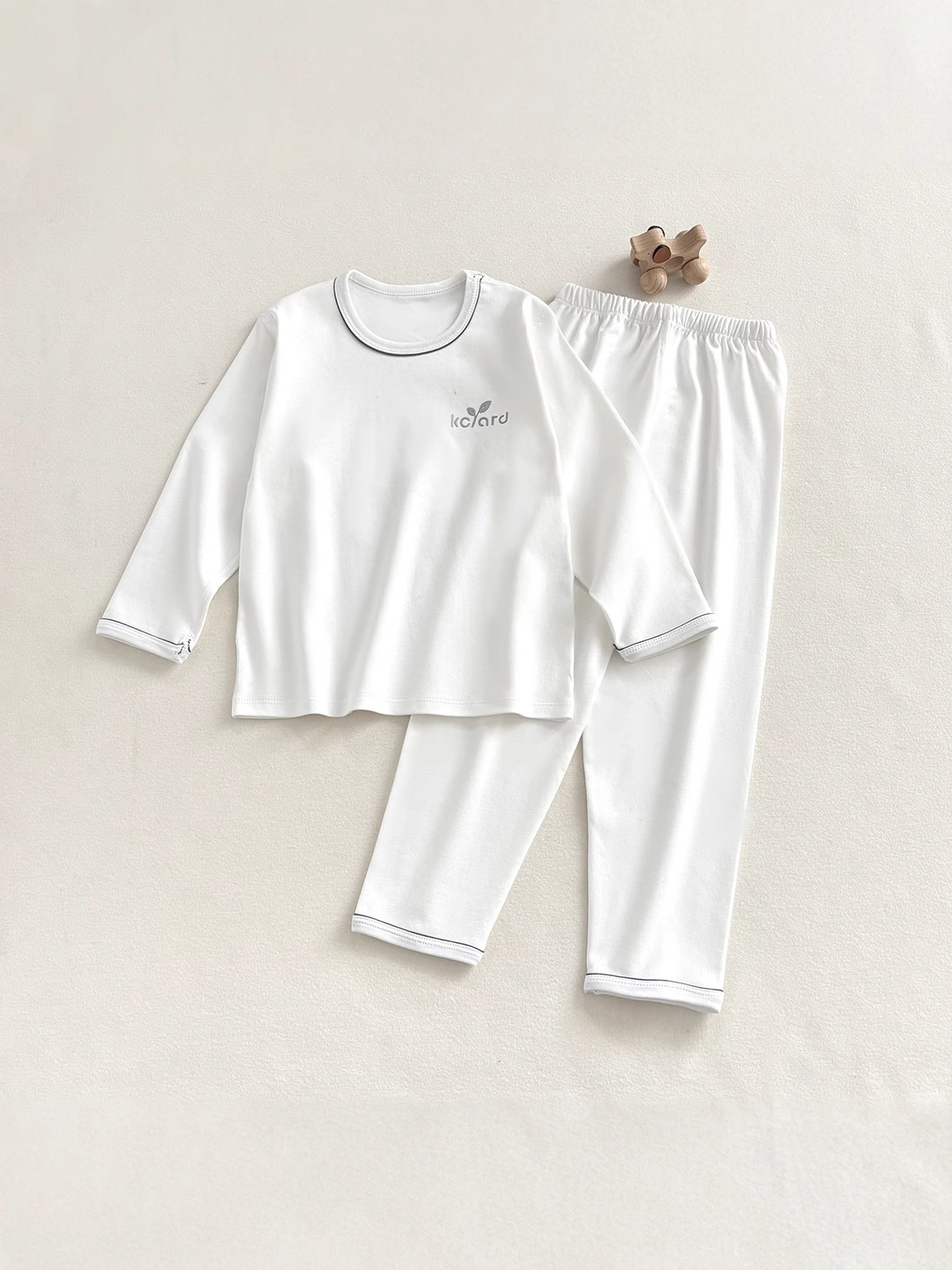 Ropa infantil nuevo conjunto de algodón ropa para el hogar pijamas para niños niñas pijamas para bebés antibacterianos ropa para el hogar para niños