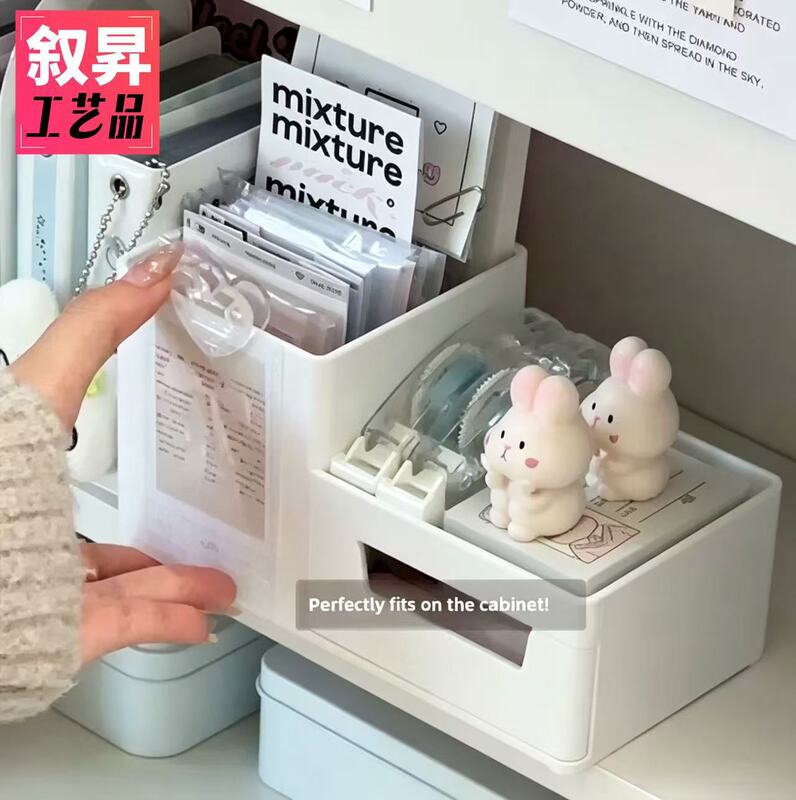 Drawer Storage Box Desktop Office Desk Student Compartmentalized Remote Control and Stationery Organizer Household Multi-Compartment Large Plastic Box Drawer Storage Box Desktop Office Desk Student Compartmentalized Remote Control and Stationery Organizer Household Multi-Compartment Large Plastic Box