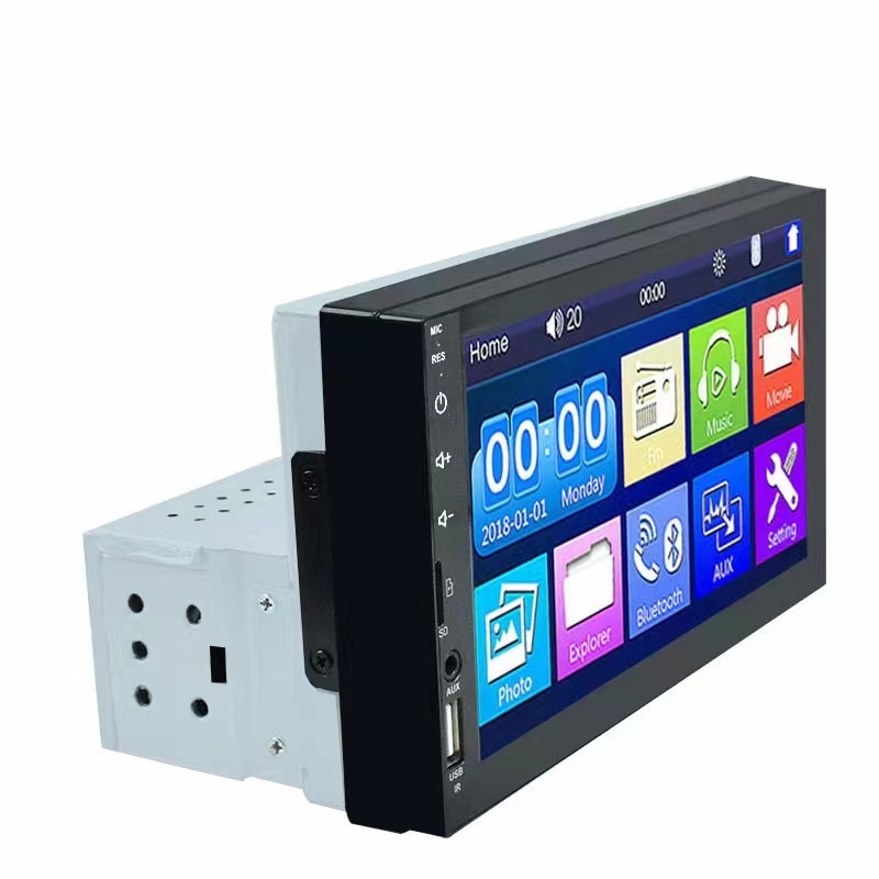 7 inch car multimedia CarPlay central control universal radio dual ingot 2din bluetooth car MP5 player