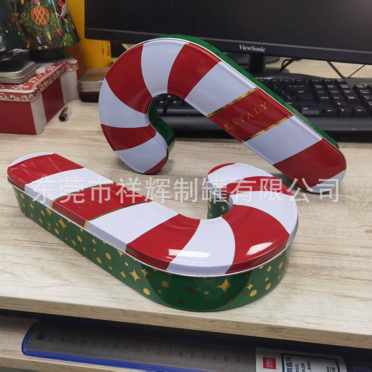 金属包装铁盒批发 圣诞节礼品包装铁盒供应  祥辉制罐工厂 包装厂家批发实拍图