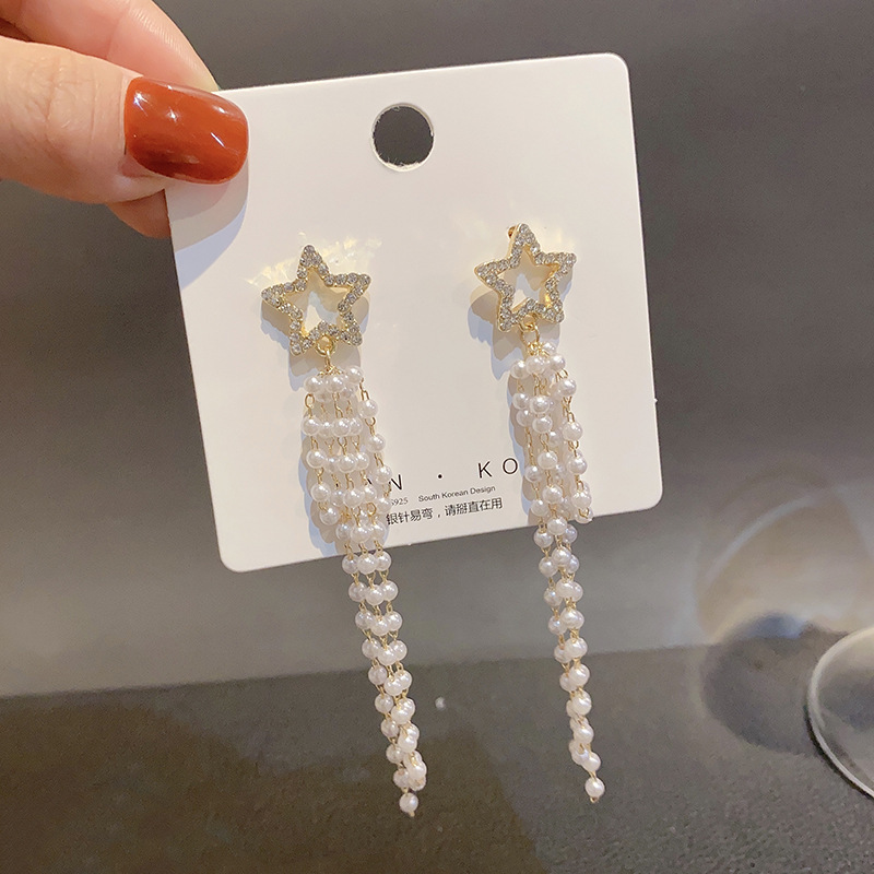 复制_显脸瘦的五角星星耳环韩国气质长款流苏耳坠.jpg