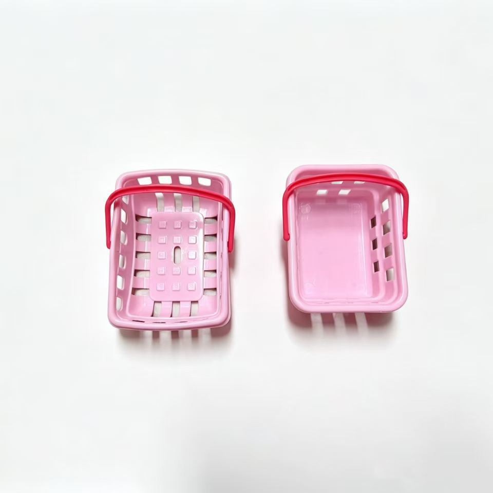 Dos accesorios de cesta mixta de polvo de fruta portátil