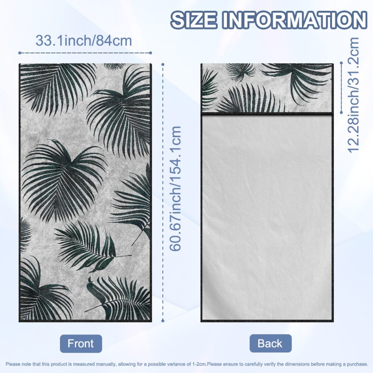 Car seat towel cover, same style as the one on Amazon, with a palm leaf print, suitable for sports cars, and designed for both men and women