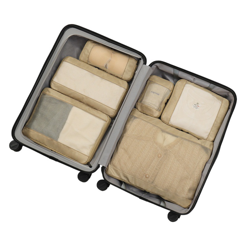 Cross-border hot Mono luggage with compression storage bag storage bag antibacterial personal luggage organizing storage bag