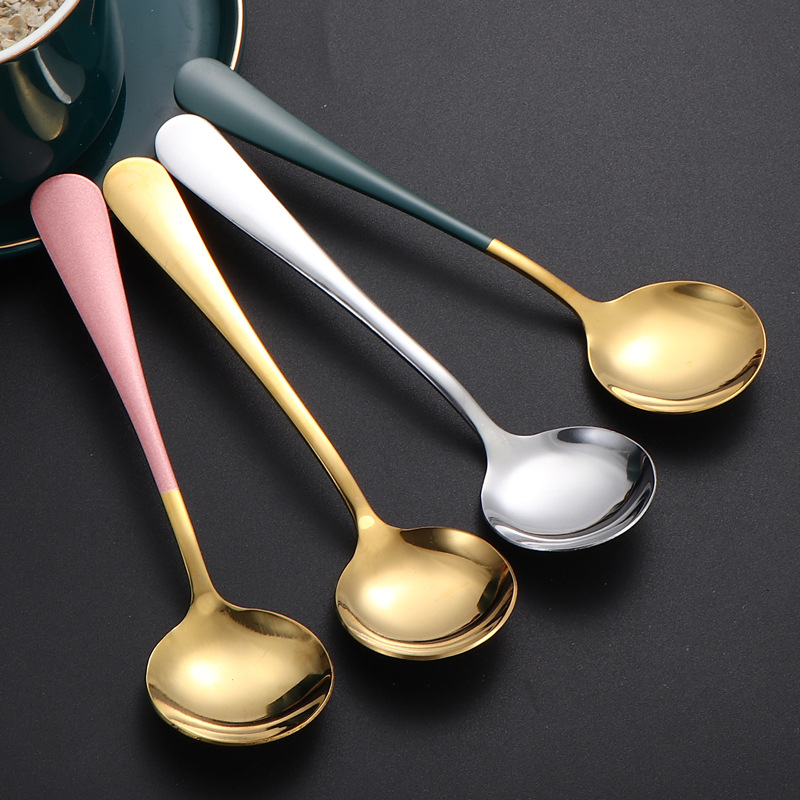 Edelstahl Dessertlöffel Für Den Haushalt Und Den Esstisch_voghion.com