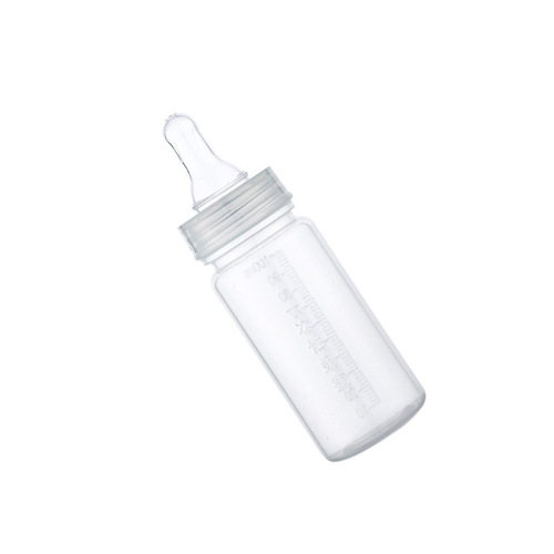 Paibabet newborn disposable pp milk bottle straight with scale disposable baby bottle 100ml73233