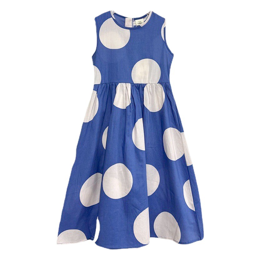 Ropa para niños 2023 verano princesa falda niñas de algodón puro vestido suelto vestido de aire exterior en el niño grande madre e hija falda