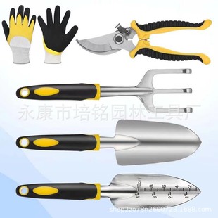 Factory direct cross-border Amazon best selling gloves 5-piece aluminum alloy garden tools gardening tools suit