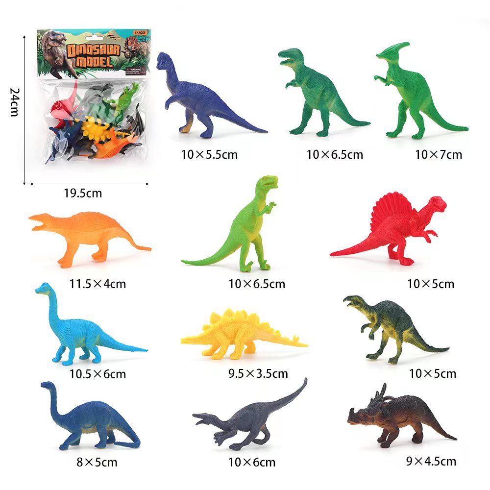 4 인치 솔리드 공룡 12