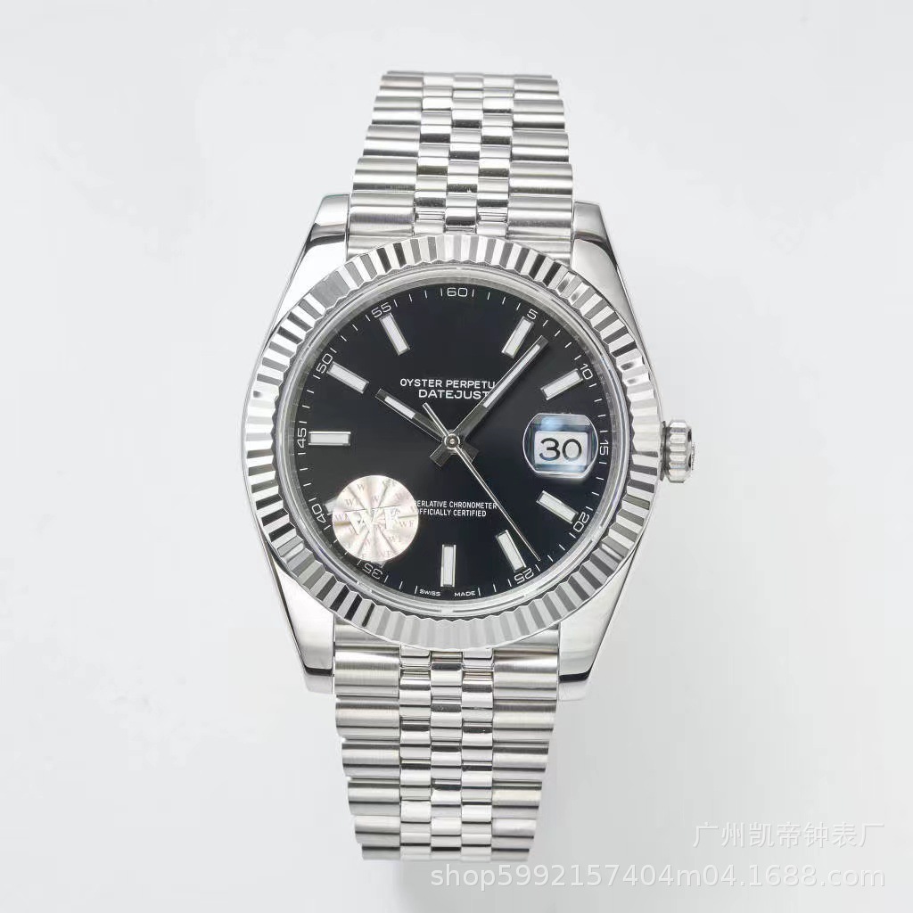 Fábrica C EW maquinaria transfronteriza Comercio exterior registro automático Lao Jia negocio correa de acero reloj luminoso impermeable suministro directo de fábrica