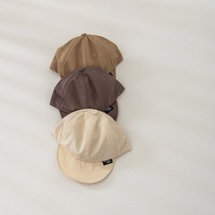 Children's Hat Spring and Summer Thin Quick-Drying Breathable Mesh Duckbill Hat Japanese Simple Versatile Unisex Children Baby Hat