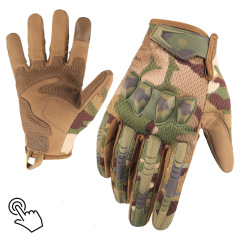 Cross-border special forces outdoor sports tactical gloves anti-slip touch screen wear-resistant men's full finger climbing rock biking gloves