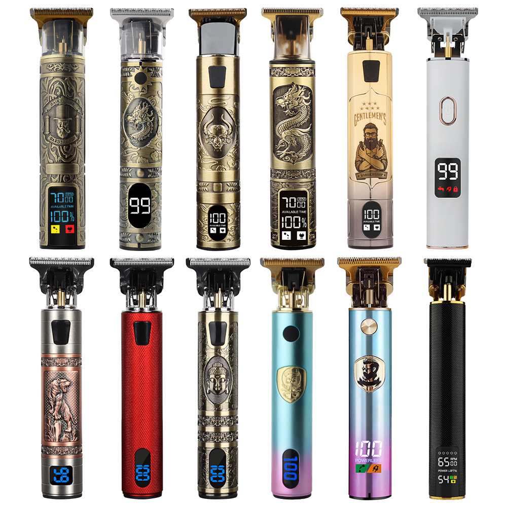 Amazon proporciona especialmente la cabeza de Buda dragón y Fénix pelo Clipper eléctrico pelo Clipper aceite cabeza Clipper recargable Barber Clipper fábrica de Ventas Directas