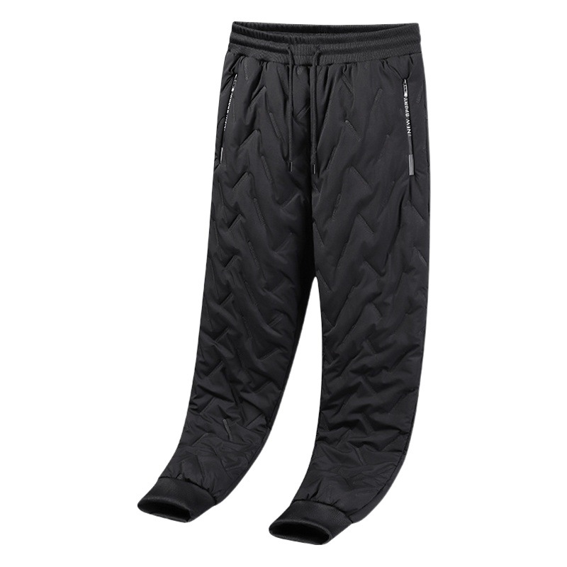 Camisa menos ropa de invierno pantalones de algodón de los hombres de tamaño extra grande de lana de cordero de invierno ropa exterior caliente suelta pantalones casuales rectos