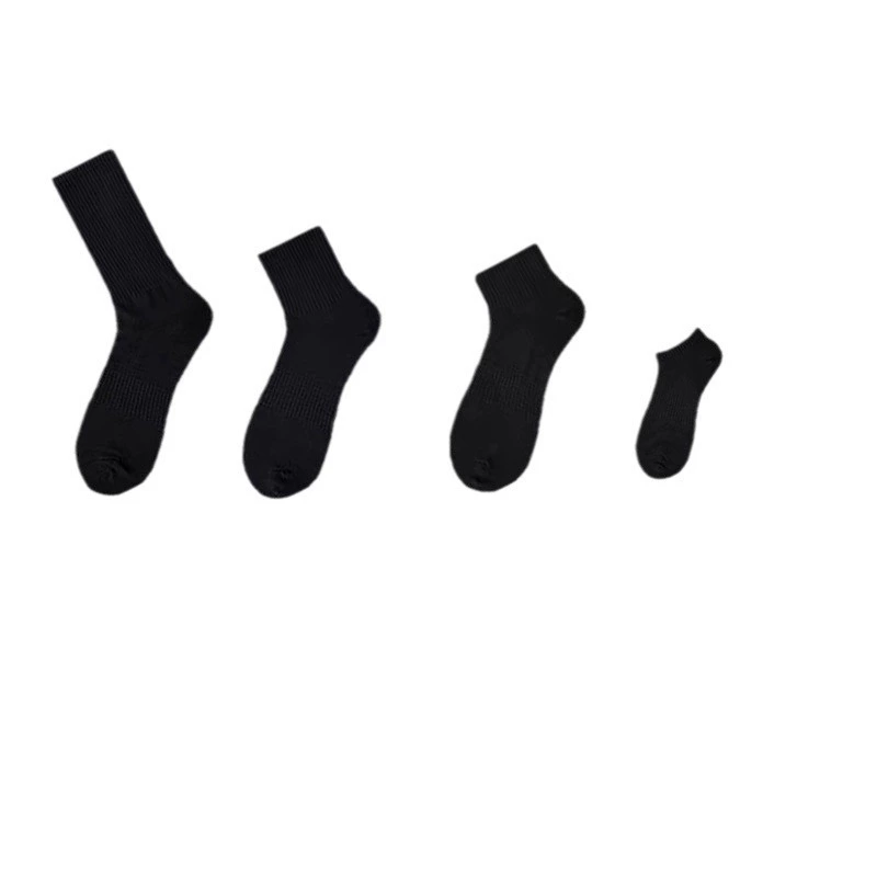 Men's Cotton Knee Socks, Demi-Season Breathable, Deodorized & Sweat-Absorbent, One Size