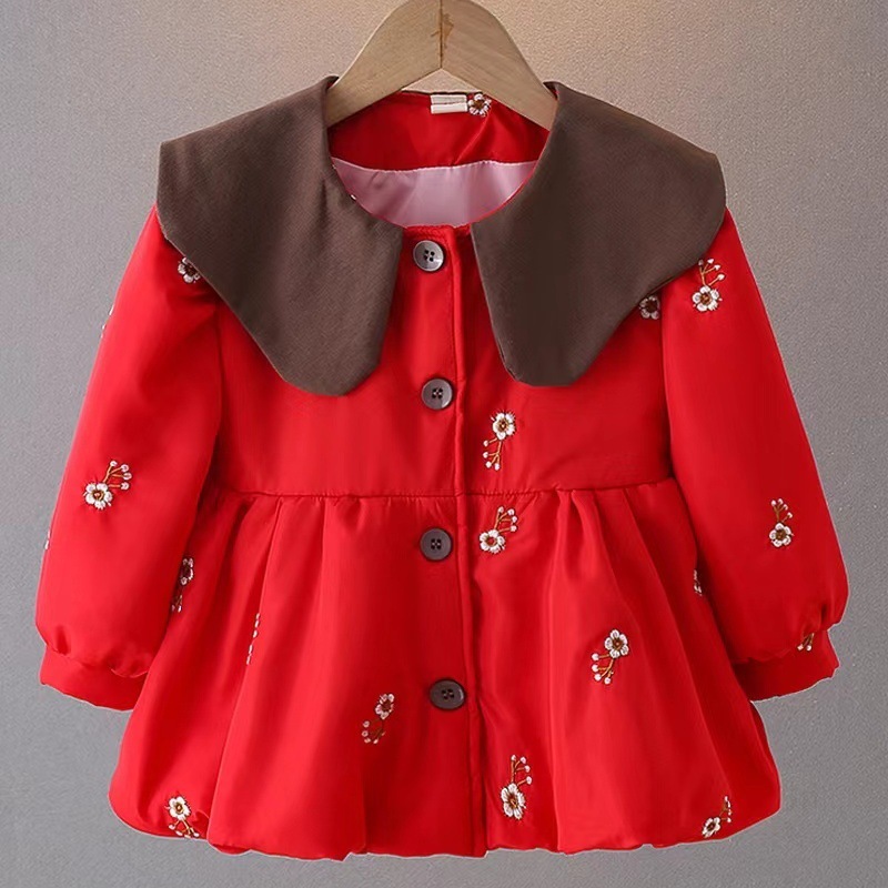 붉은 자수 매화