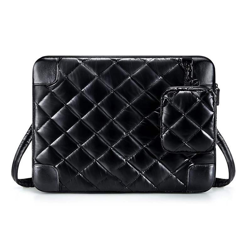 Nueva funda de computadora portátil bolso de computadora portátil a prueba de agua bolso de mano de computadora portátil correa de hombro