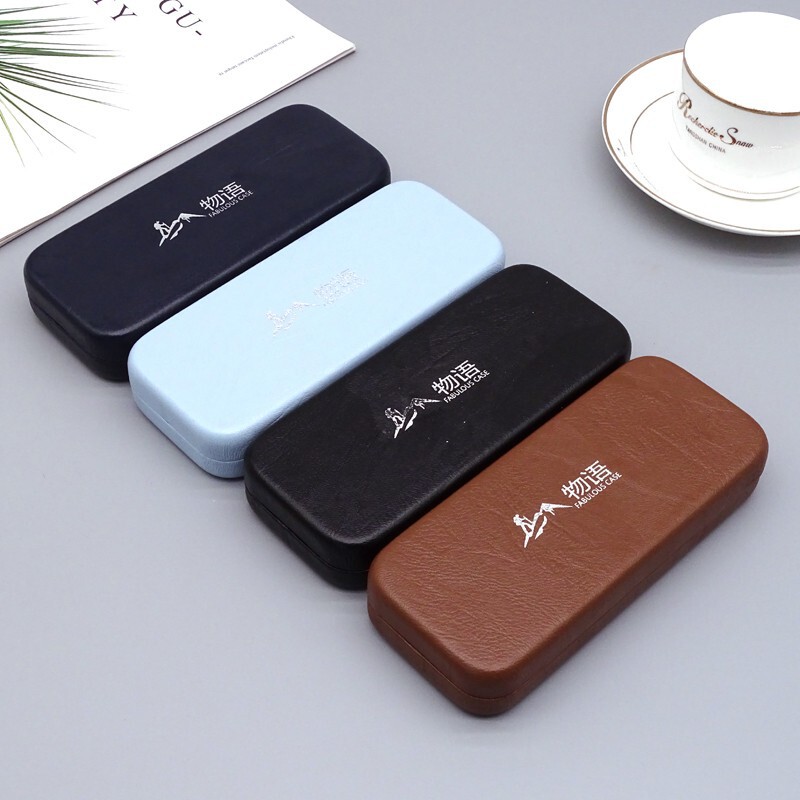 Factory Direct Wholesale Eyeglass Cases for Myopia, Large Frame, Square, Thin, Korean Style, Retro, Fresh and Fashionable, Can Be Printed with Logo Factory Direct Wholesale Eyeglass Cases for Myopia, Large Frame, Square, Thin, Korean Style, Retro, Fresh and Fashionable, Can Be Printed with Logo