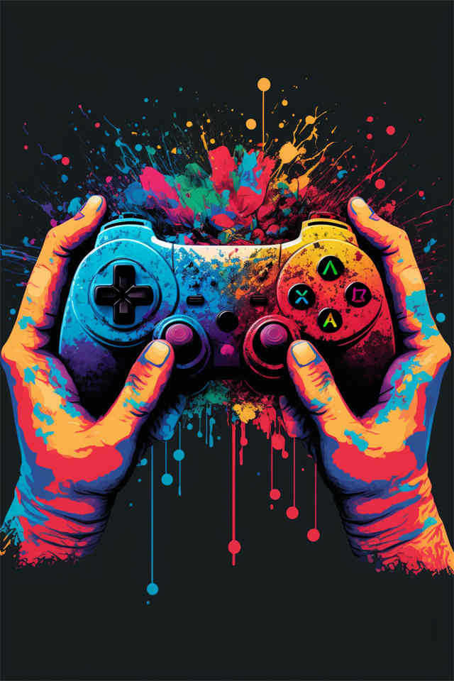 Venta directa de fábrica cyberpunk colgando pintura tendencia Internet bar e-sports Hotel sofá Fondo pintura transfronteriza pintura decorativa