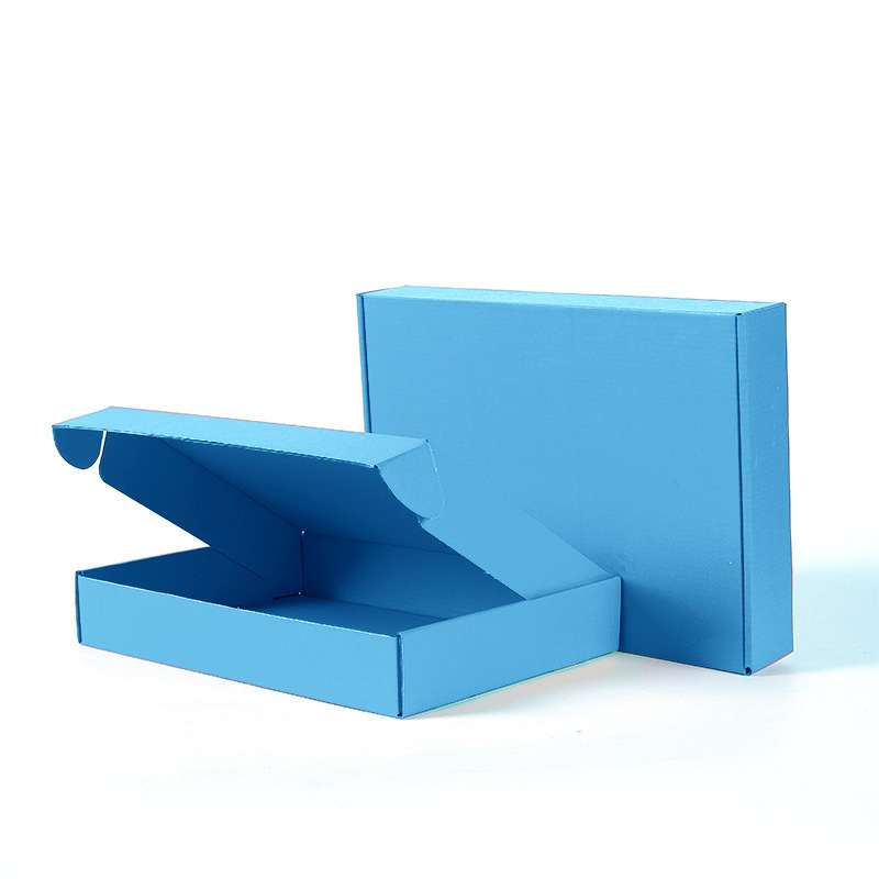 Caja de avión de color e-commerce embalaje Embalaje de ropa cartón corrugado desgaste armadura caja de embalaje logotipo impresión en color