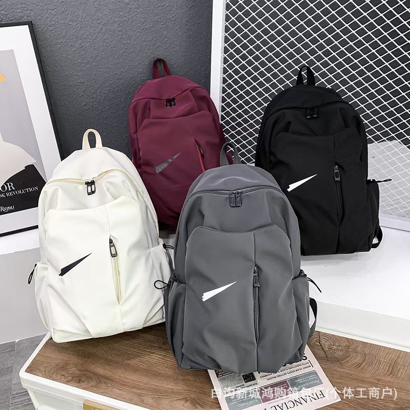Popular New Style School Bags for Middle and College Students, Fashionable Large-Capacity Casual Backpacks for Men and Women, Outdoor Trendy Backpacks