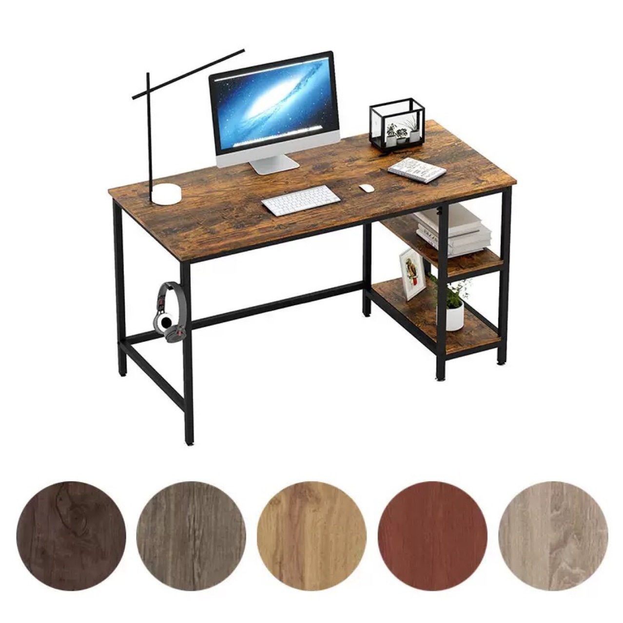 现货台式电脑桌家用出租房简约办公桌书房简易书桌学生学习写字桌