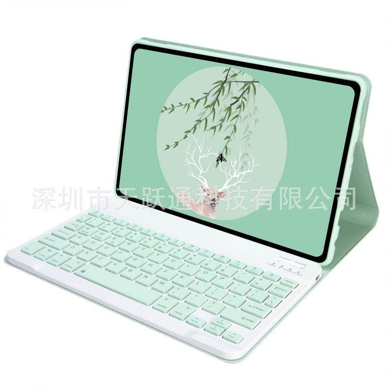 For Samsung Samsung Galaxy A7 Lite Case SM-T220/T225 Bluetooth Keyboard Leather Case