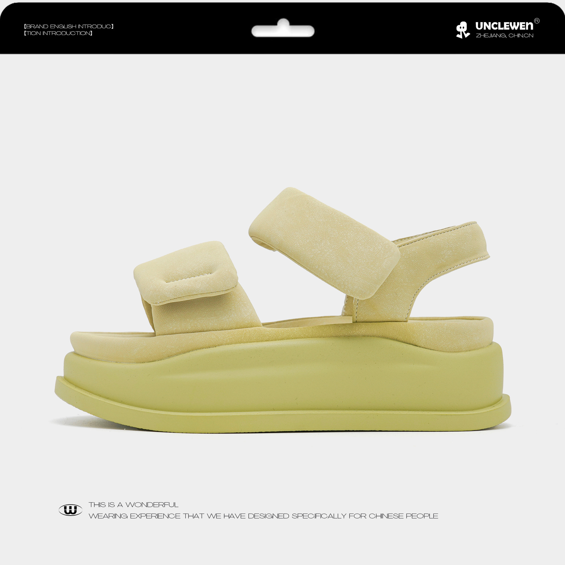 La marea no es sur ~ Island puff sandalias de plataforma para mujer para llevar 2025 verano nuevo estilo sandalias deportivas de playa para mujer