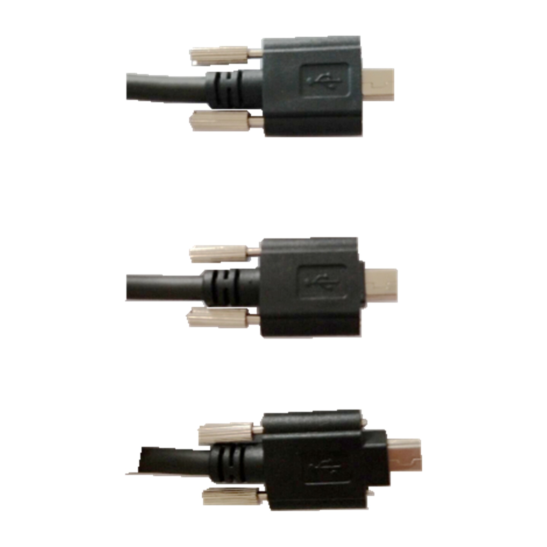 弯头带螺丝Type-C转USB 3.0公工业相机单反镀金口锁面板3.1数据线