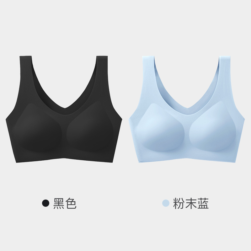 [조끼 스타일] 블랙 + 파우더 블루
