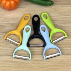 Manufacturer supplies plastic handle, stainless steel melon peeler, fruit and vegetable peeler, household kitchen gadgets