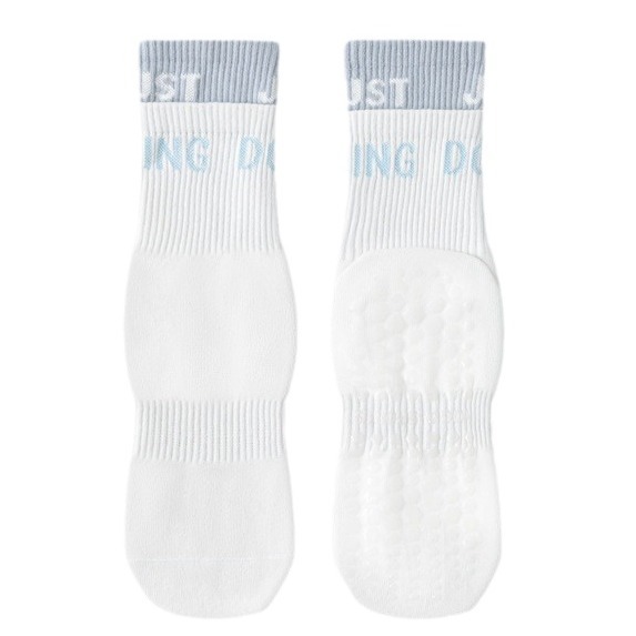 Calcetines de algodón de silicona antideslizante de mujer primavera y verano con pantalones de tiburón de color contrastante medias de boca doble Luo