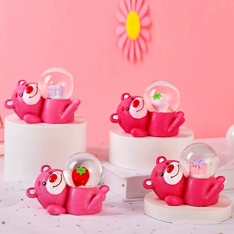 Мультяшный пространственный стеклянный водяной полевой мяч, кукла, подарок на день рождения, оптом