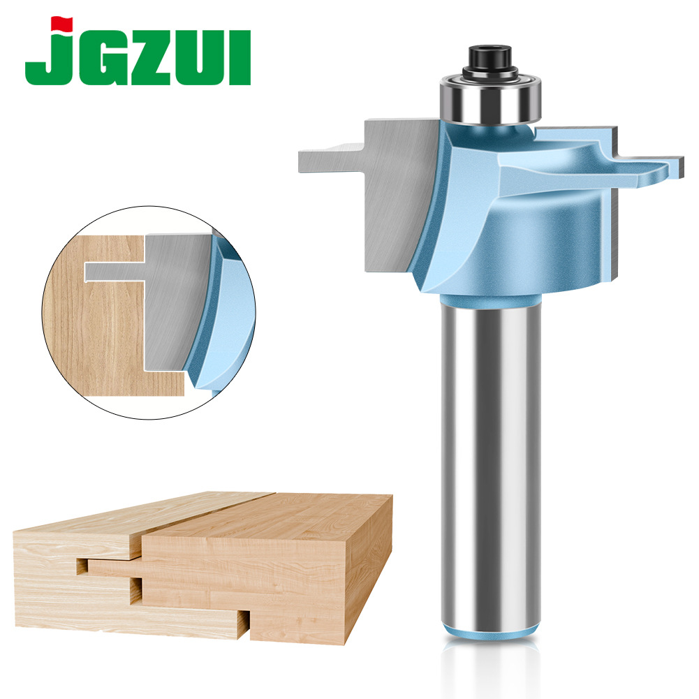 轴承子母拉手刀榫合刀1/2柄橱柜衣柜嵌入式开槽刀修边机电木铣刀