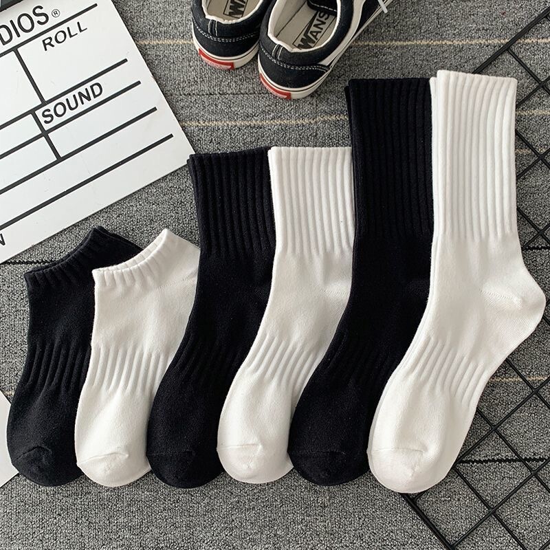 Socks for Men and Women, Cotton Socks, Short Tube Socks, Summer Long Tube Socks, Spring and Summer Solid Color Breathable Mid-Tube Socks, Men's Sports Basketball Socks Socks for Men and Women, Cotton Socks, Short Tube Socks, Summer Long Tube Socks, Spring and Summer Solid Color Breathable Mid-Tube Socks, Men's Sports Basketball Socks