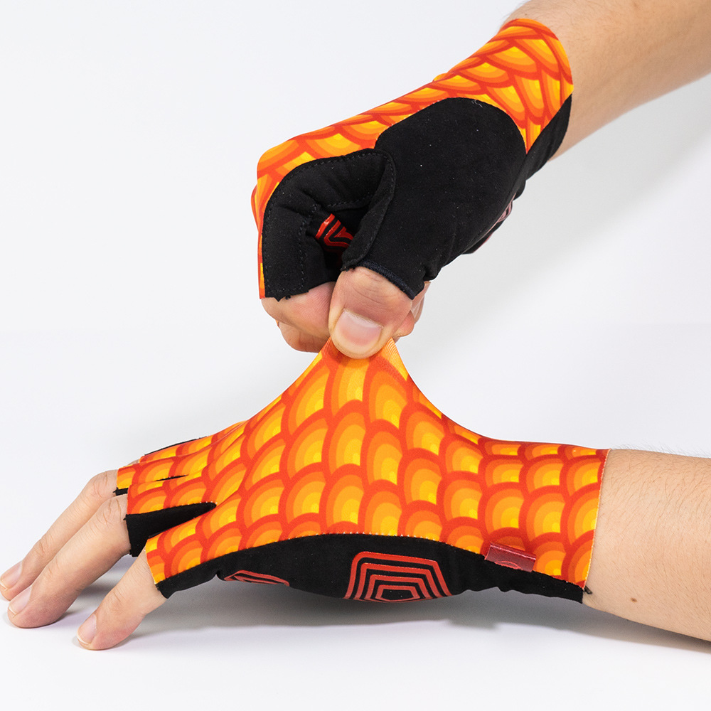 半指自行车手套 户外动感单车骑行减震透气耐磨骑行手套厂家批发